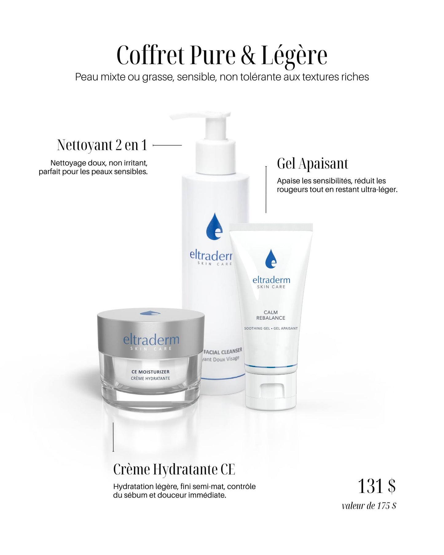 Trio Pur contre les impuretés (Peau apaisée, propre et anti-inflammatoire)