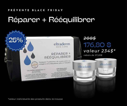 Trousse Eltraderm Réparé Rééquilibré Gel Collagène et Élastine